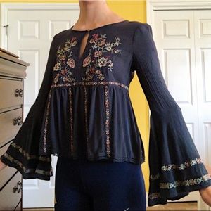 Lightly Worn American Eagle Flared Blouse